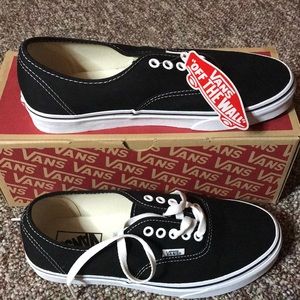 Black authentic vans